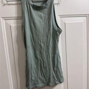 a new day Sage Green Muscle Tee